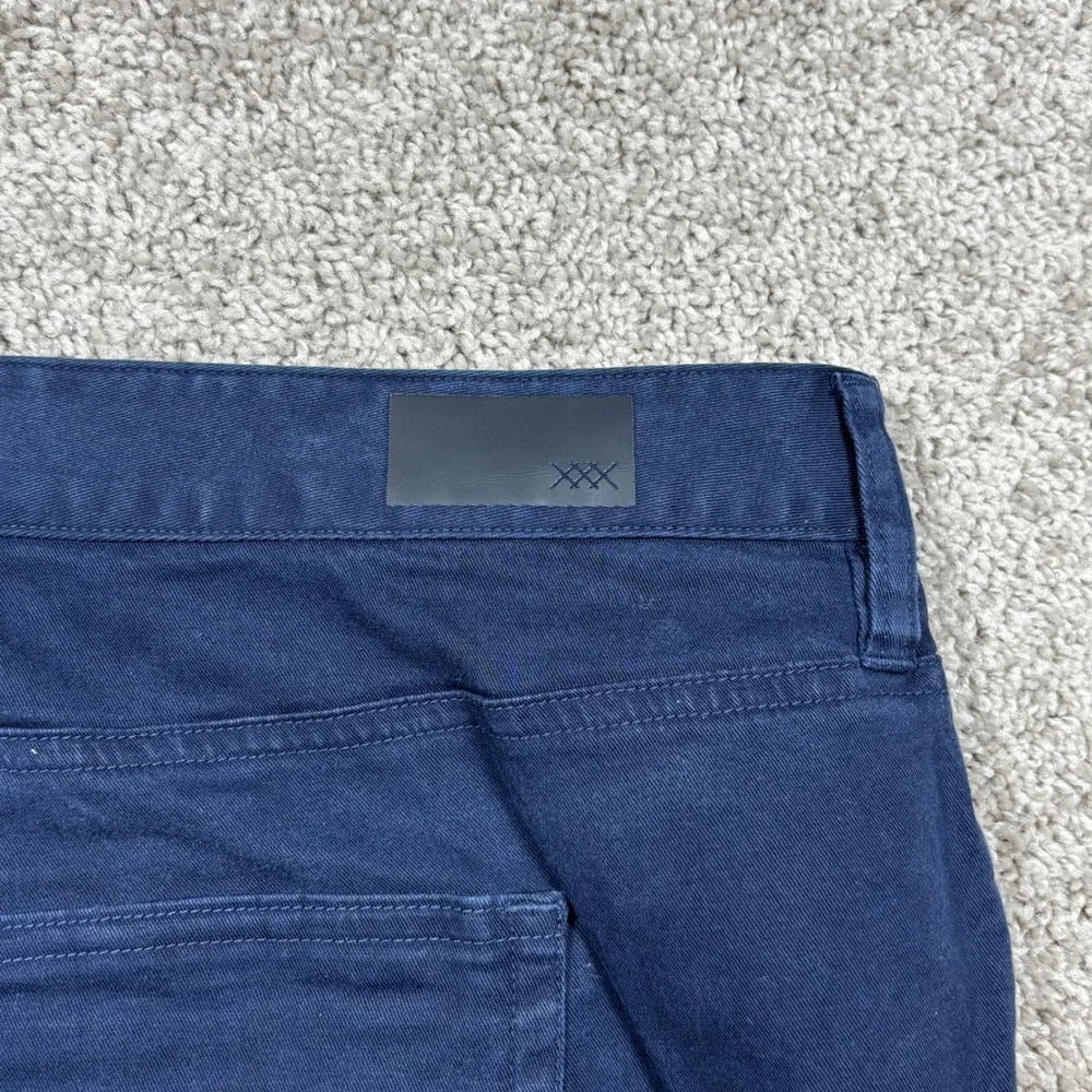 Rhone Mens Everyday Twill‎ Pant Navy Blue Slim Straight Stretch Size 40 101253